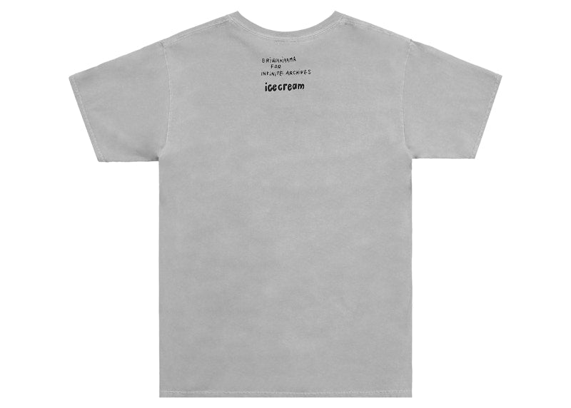 Infinite Archives x Ice Cream Double Cream T-Shirt Grey