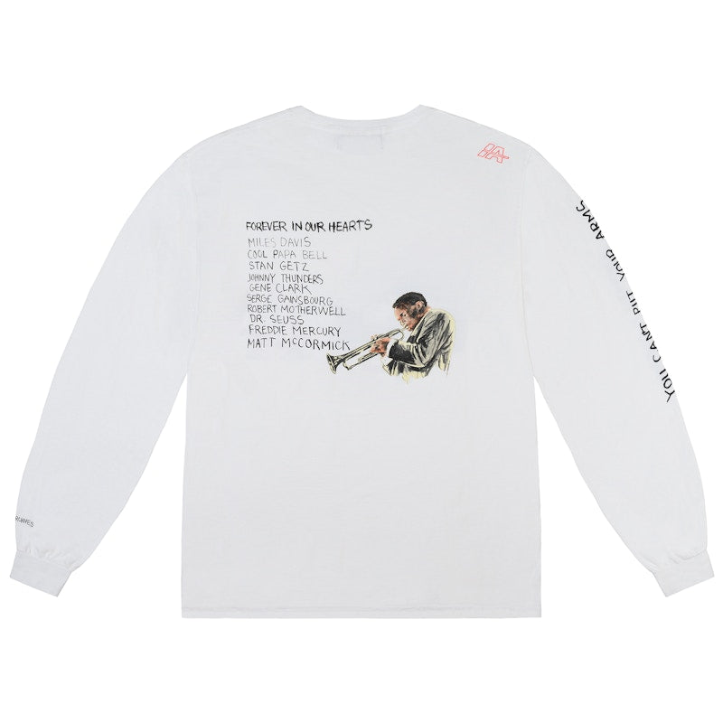 Infinite Archives x Matt Mccormick Forever In Our Hearts L/S Tee White