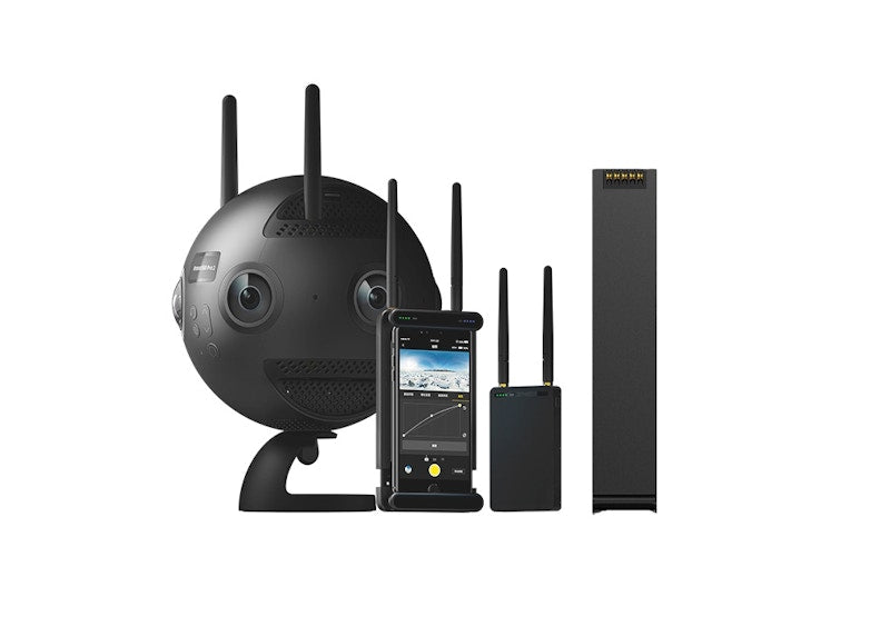 Insta360 Pro 2 Spherical Video Camera with Pro Battery Bundle TINPPR2/B