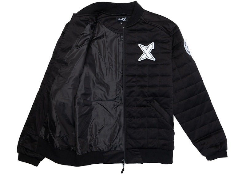StockX IPO Internal StockX Bomber Jacket Black/Black/White