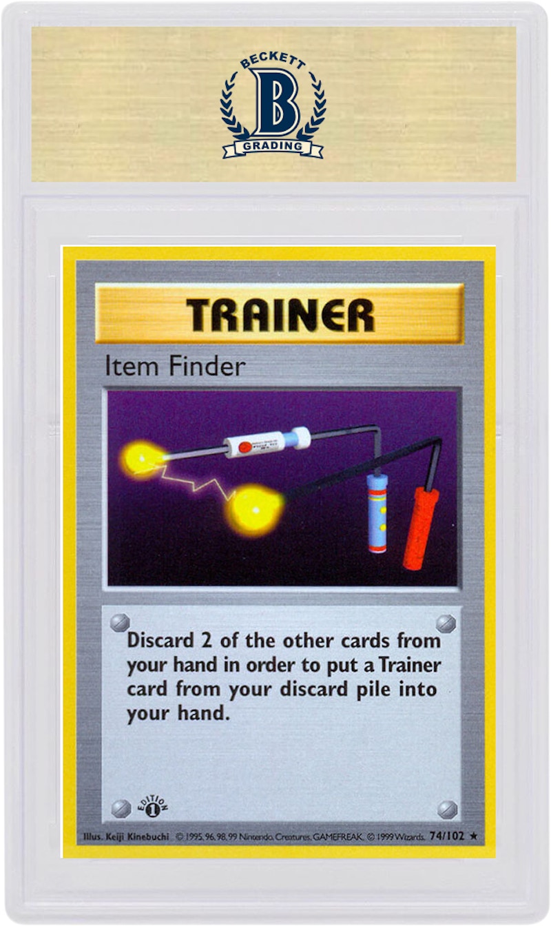 Item Finder 1999 Pokemon TCG Base Set 1st Edition #74/102