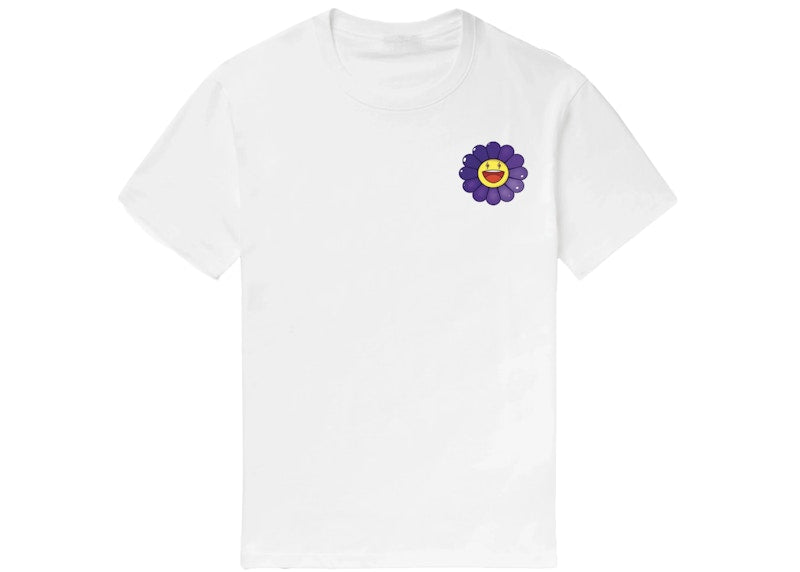 J Balvin Morado x Takashi Murakami Flower Tee White