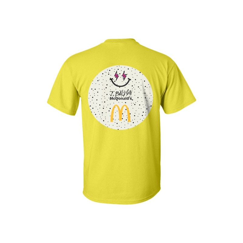 J Balvin x McDonald's Ice Cream Tee 2 Yellow