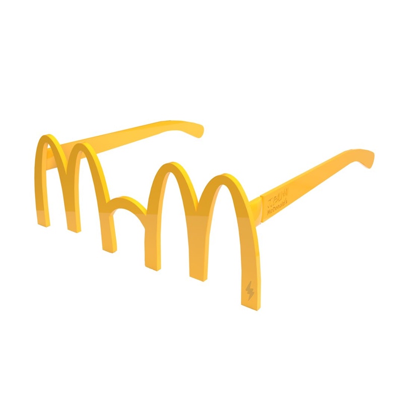 J Balvin x McDonald's Sunglasses Yellow