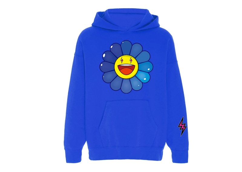 J Balvin x Takashi Murakami Flower Hoodie Blue
