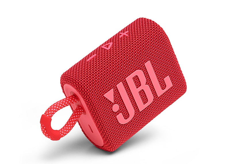 JBL GO3 Portable Waterproof Wireless Speaker JBLGO3REDAM Red