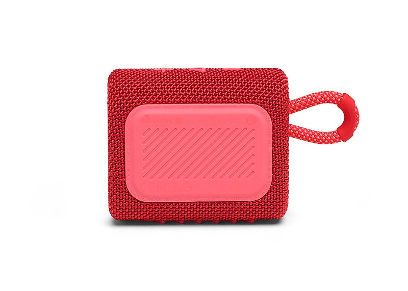 JBL GO3 Portable Waterproof Wireless Speaker JBLGO3REDAM Red