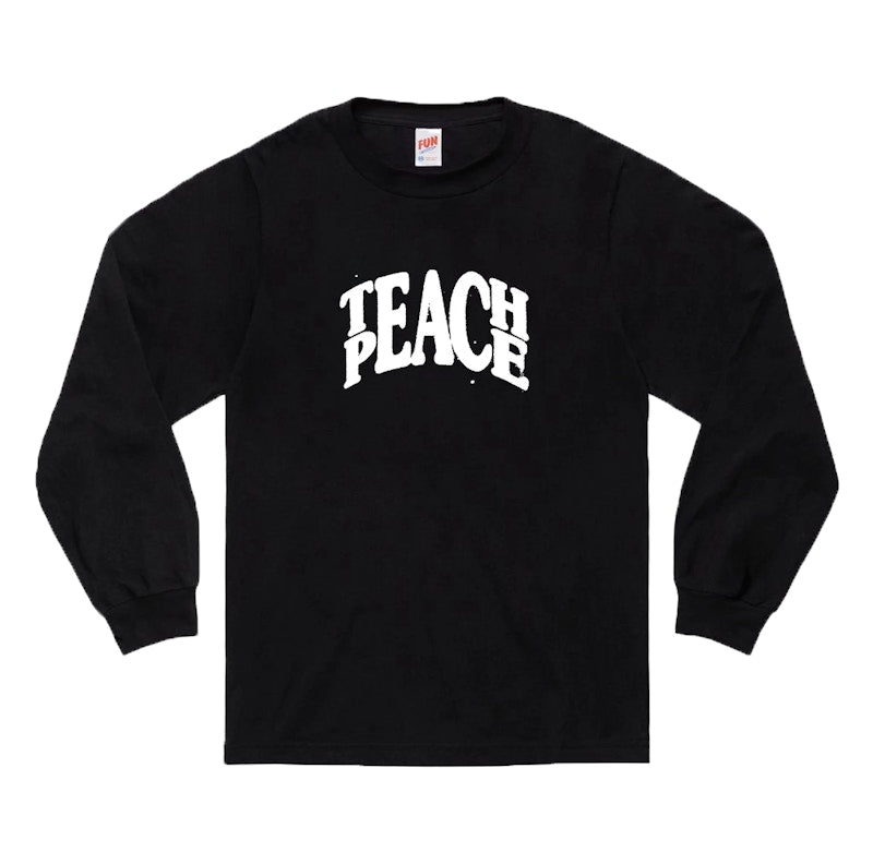 JJJJound Teach Peace L/S Tee Black