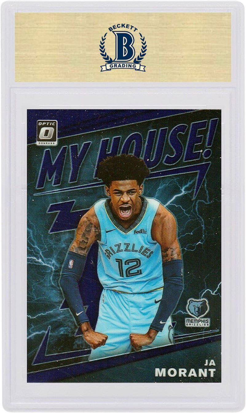 Ja Morant 2019 Donruss Optic My House Rookie Purple #7 (PSA or BGS Graded)
