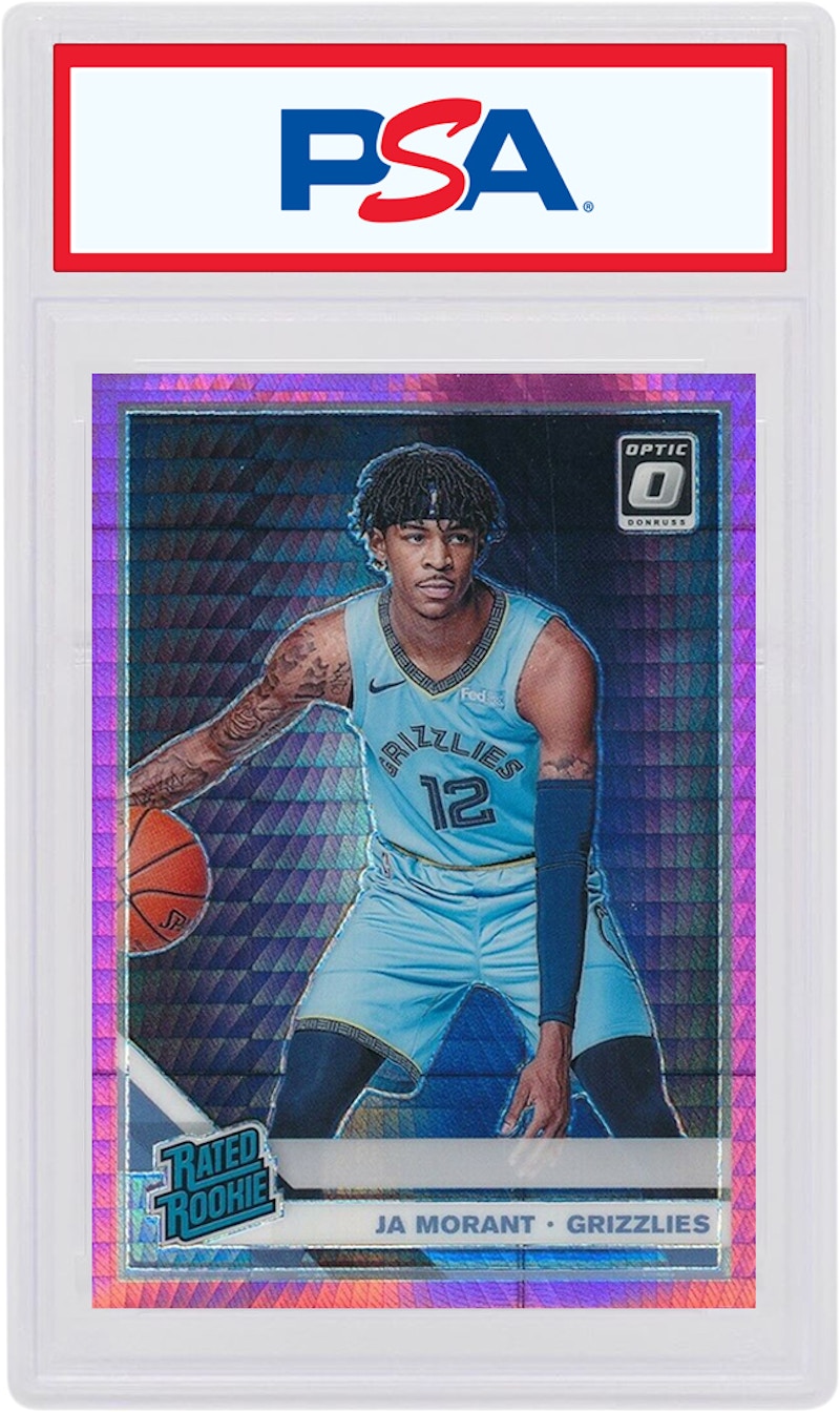 Ja Morant 2019 Donruss Optic Rookie Hyper Pink #168 (PSA or BGS Graded)