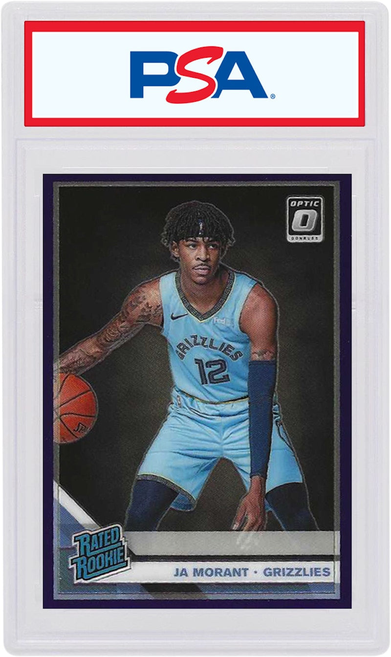 Ja Morant 2019 Panini Donruss Optic Rookie Purple #168 (PSA or BGS Graded)