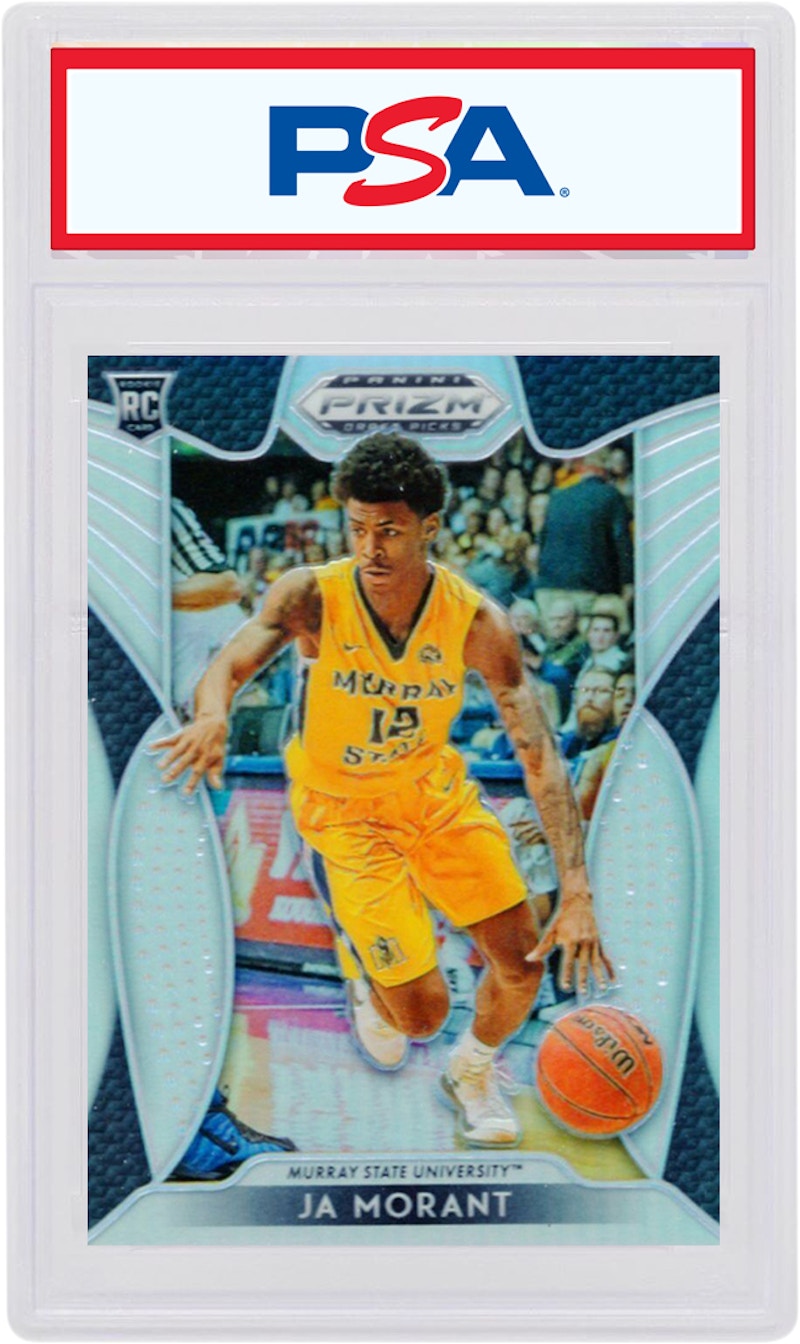 Ja Morant 2019 Panini Prizm Draft Rookie Silver #65 (PSA or BGS Graded)