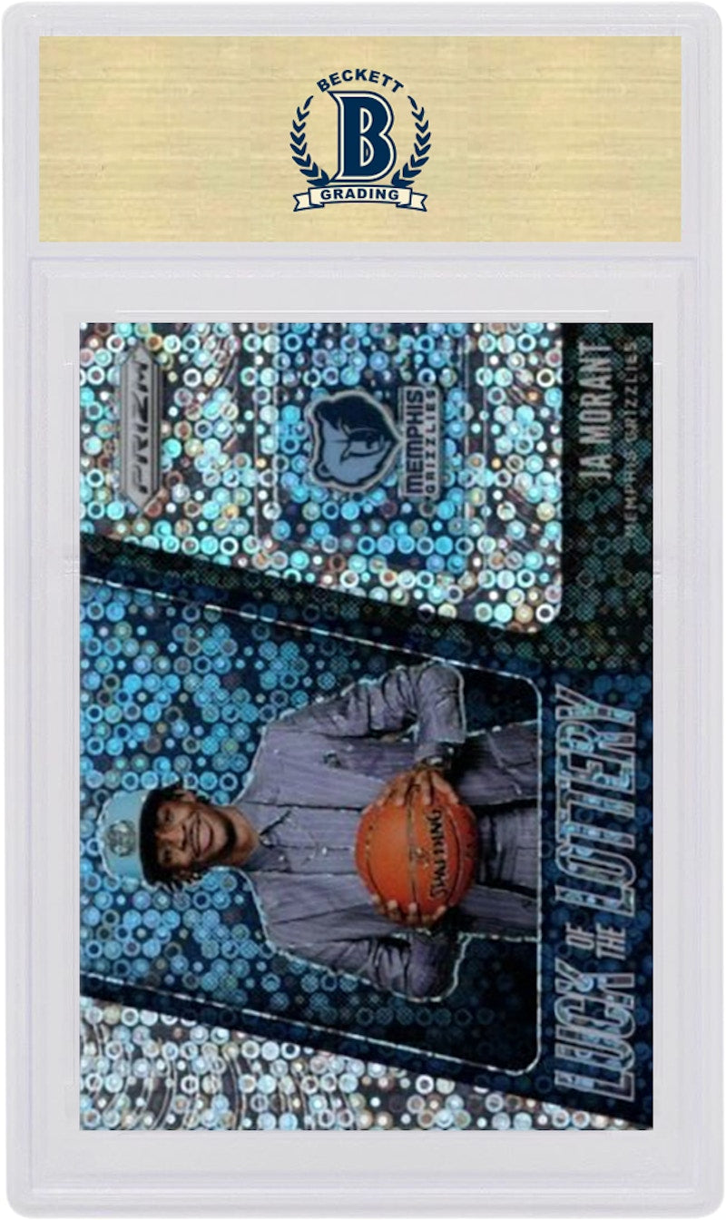 Ja Morant 2019 Panini Prizm Luck of the Lottery Rookie Fast Break #2 (PSA or BGS Graded)