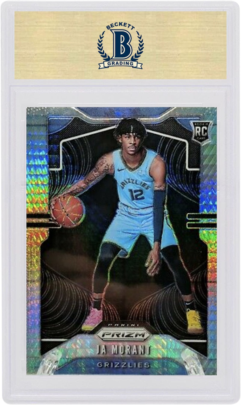 Ja Morant 2019 Panini Prizm Rookie Hyper #249 (PSA or BGS Graded)