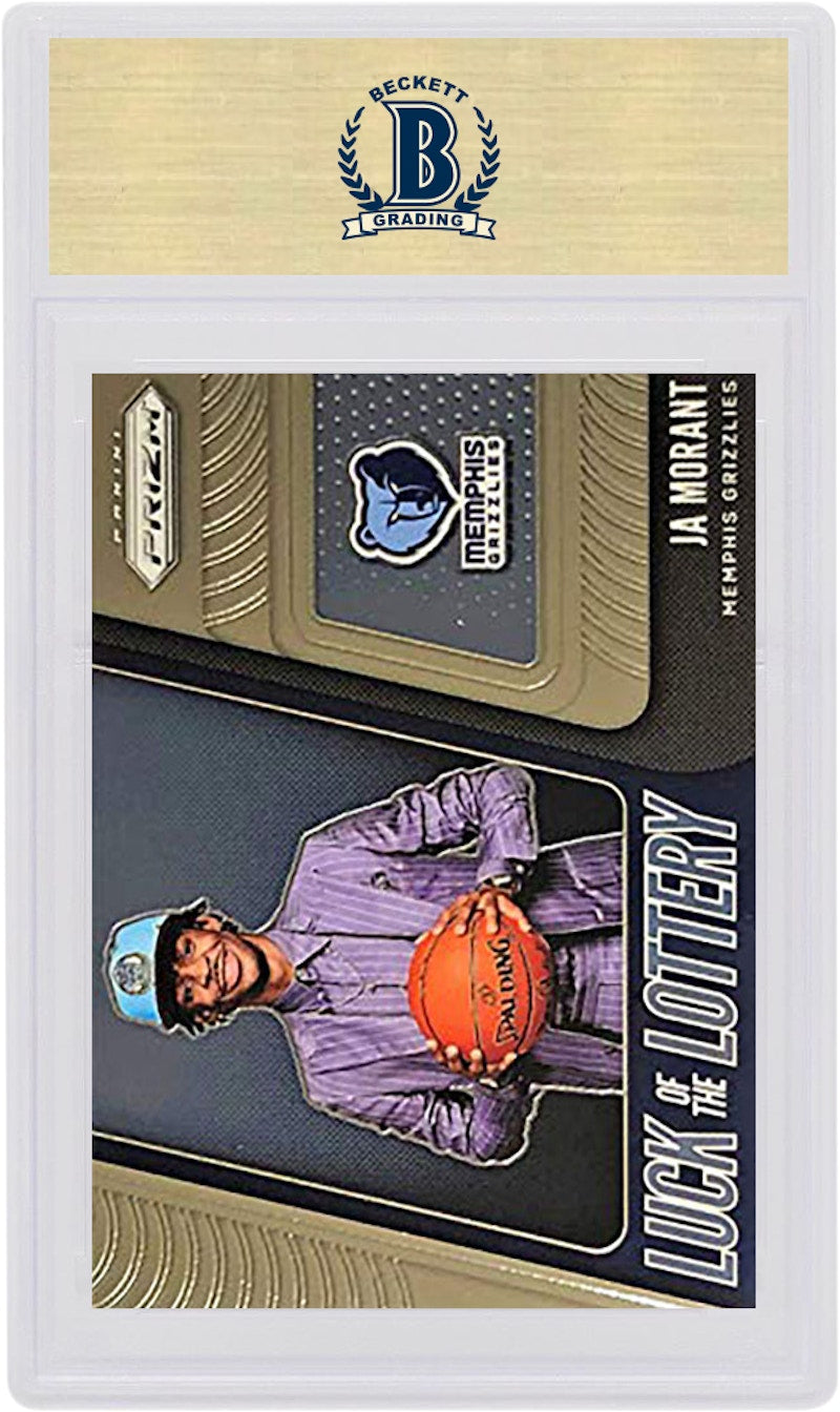 Ja Morant 2019 Panini Prizm Rookie Luck Of The Lottery #2 (PSA or BGS Graded)