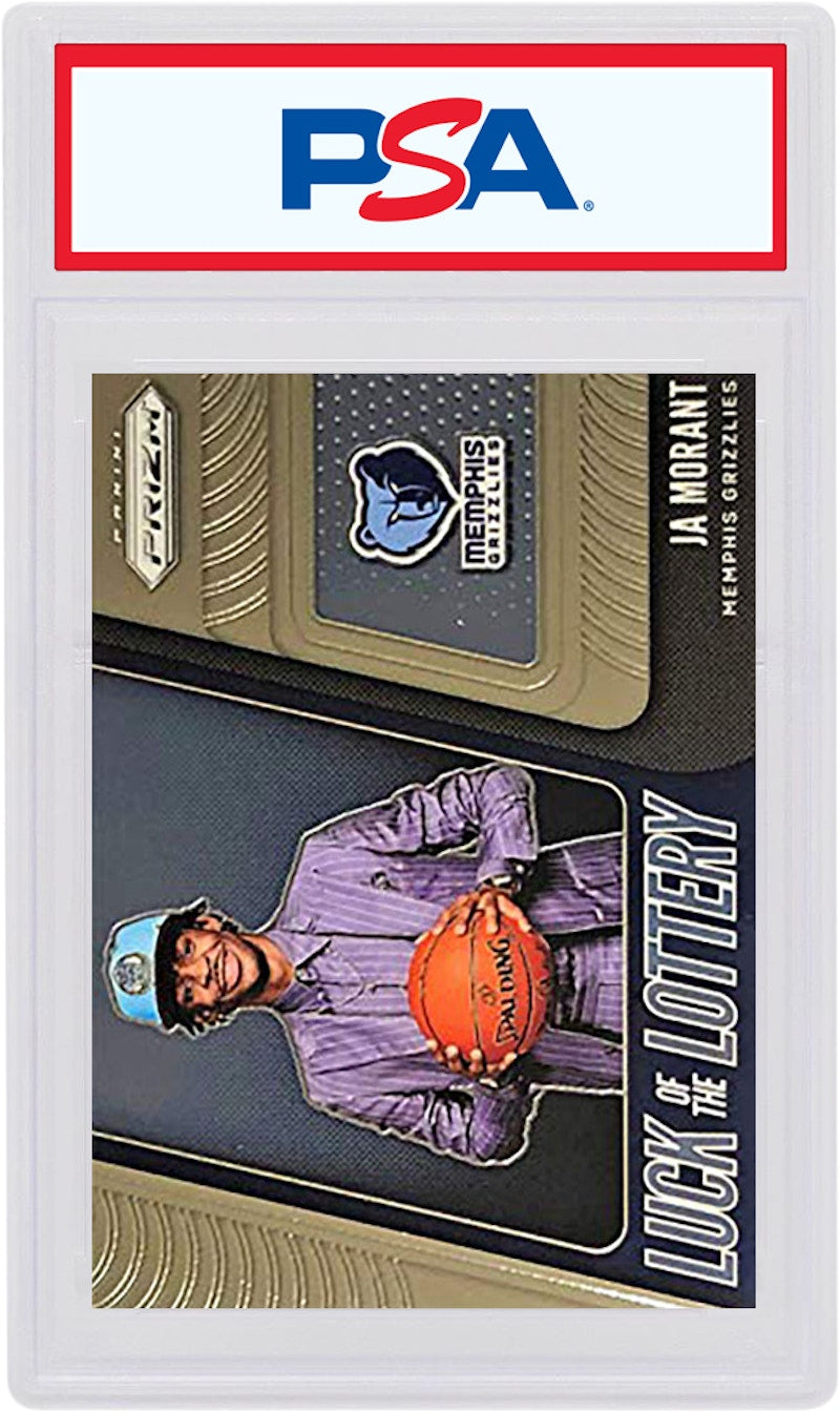 Ja Morant 2019 Panini Prizm Rookie Luck Of The Lottery #2 (PSA or BGS Graded)
