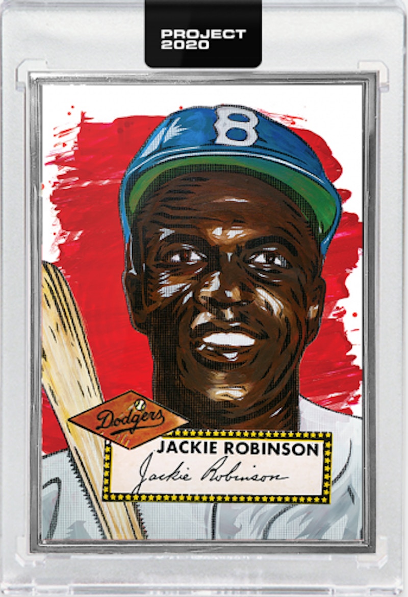 Jackie Robinson 1952 Topps Project 2020 Blake Jamieson Artist Proof /20 #42