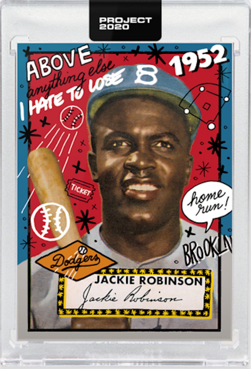 Jackie Robinson 1952 Topps Project 2020 Sophia Chang /2741 #31