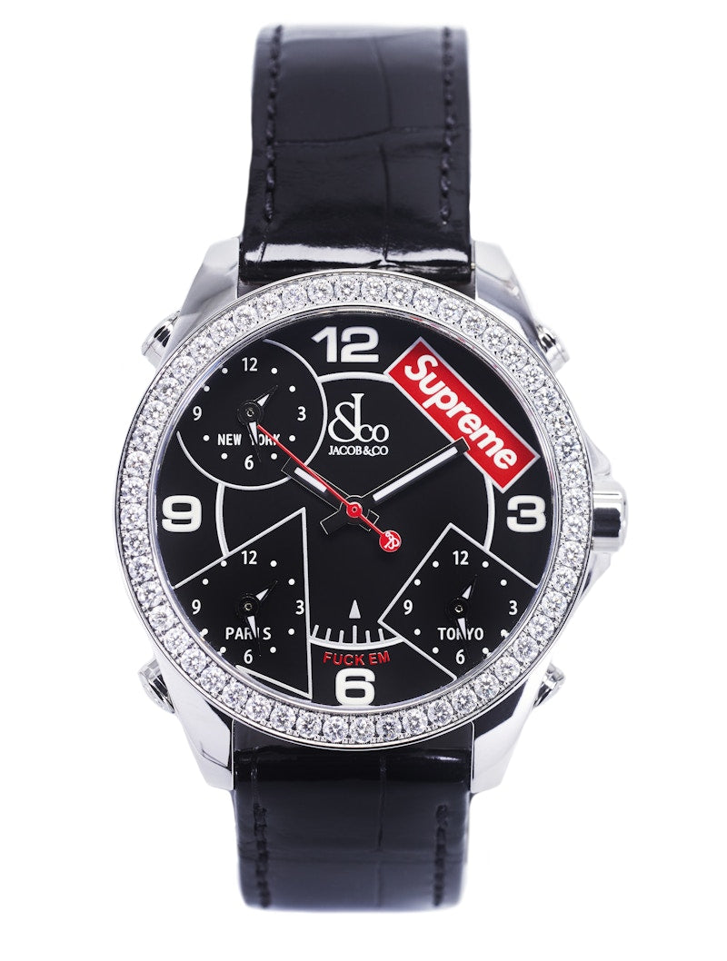 Jacob & Co. x Supreme Time Zone 47mm