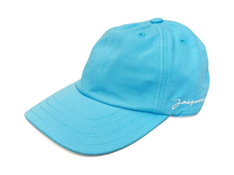 Jacquemus La Casquette Bricolo Cap Turquoise