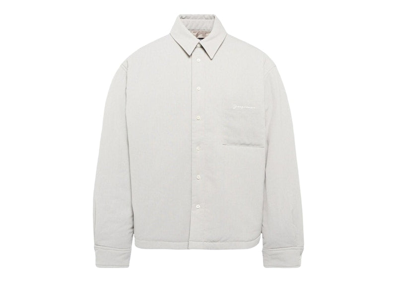 Jacquemus La Chemise Boulanger Jacket Light Grey