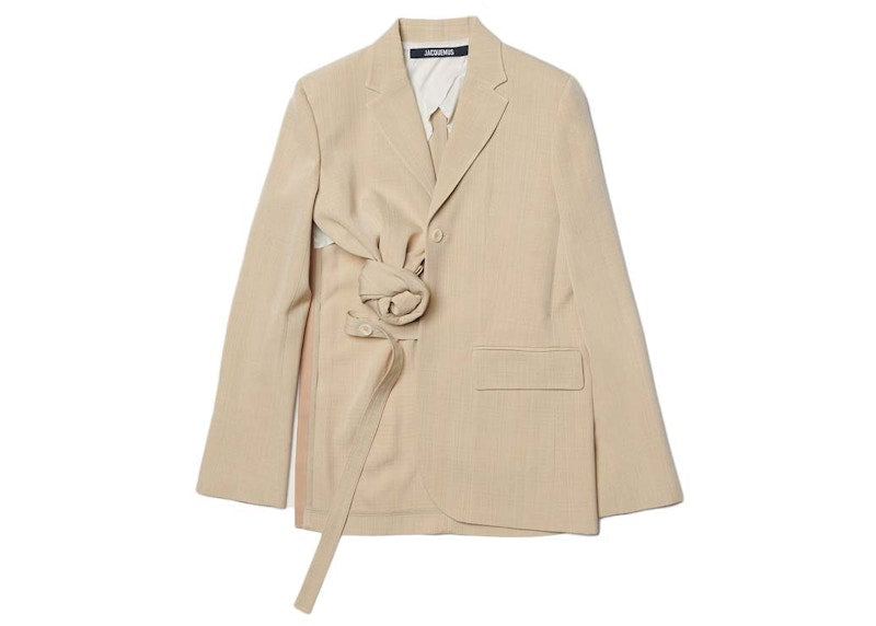 Jacquemus La Veste Baccala Blazer Dark Beige
