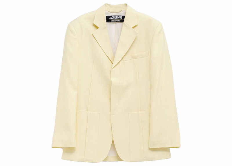 Jacquemus La Veste d'Homme Jacket 205 Pale Yellow