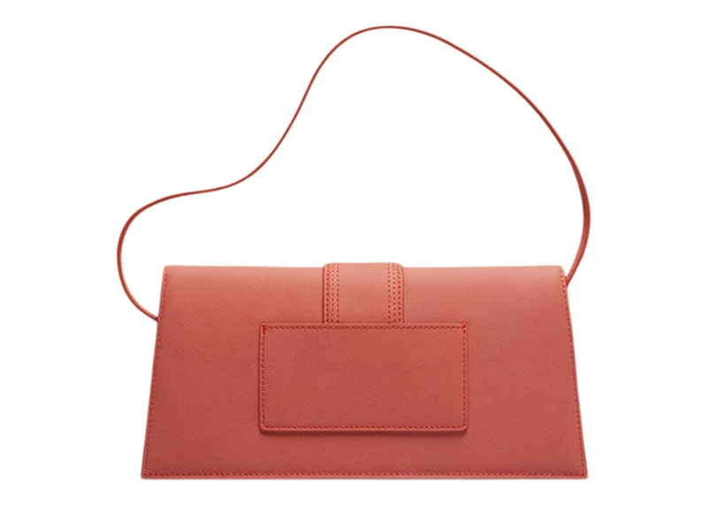 Jacquemus Le Bambino Long Flap Bag Dark Red