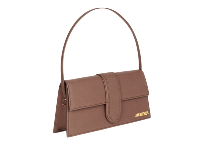 Jacquemus Le Bambino Long Flap Shoulder Bag Brown