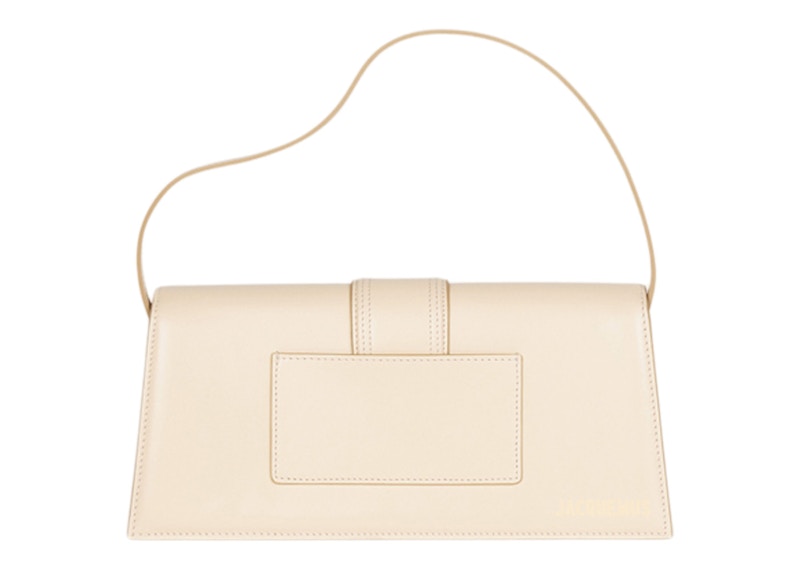 Jacquemus Le Bambino Long Flap Shoulder Bag Ivory