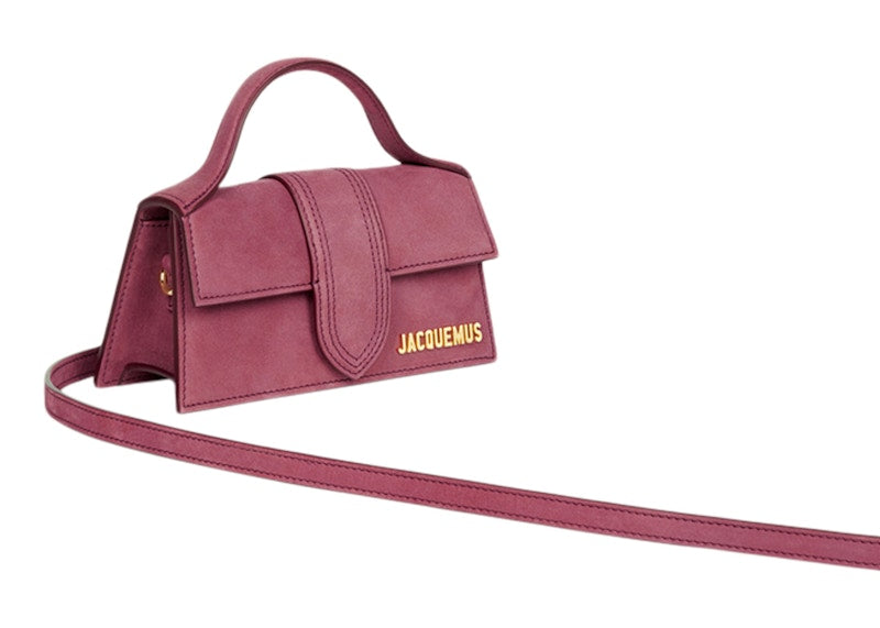 Jacquemus Le Bambino Mini Flap Bag Burgundy