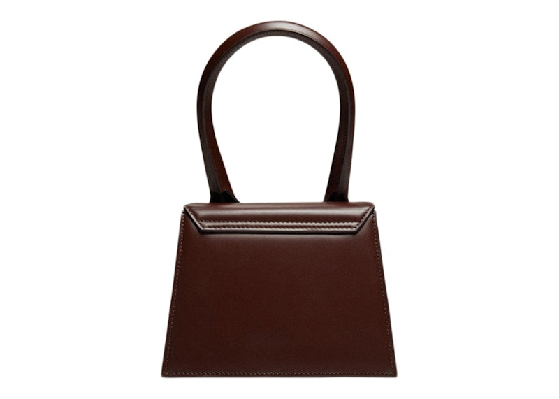 Jacquemus Le Chiquito Moyen Signature Handbag Dark Brown