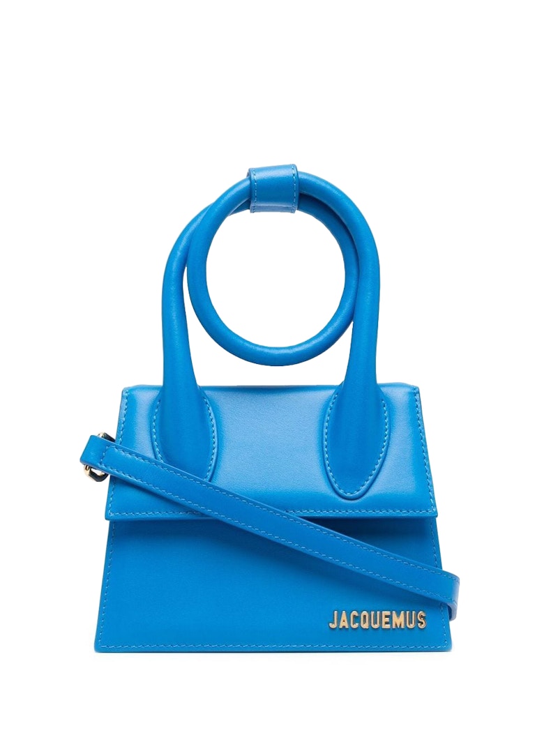 Jacquemus Le Chiquito Noeud Coiled Handbag Blue