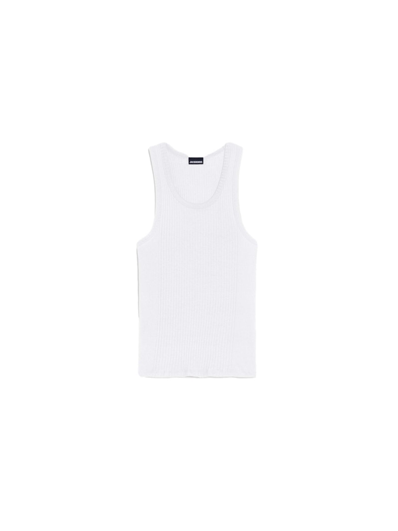 Jacquemus Le Debardeur Caraco Tank Top White