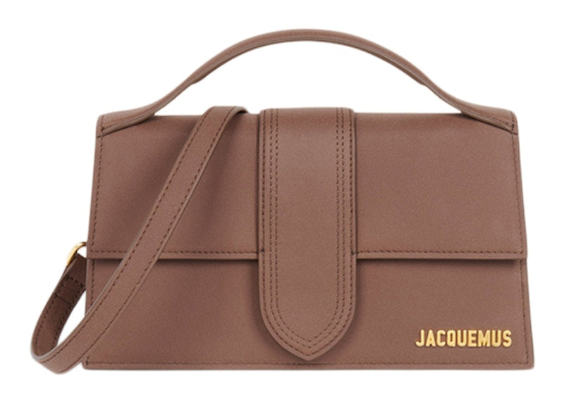 Jacquemus Le Grand Bambino Crossbody Flap Bag Brown