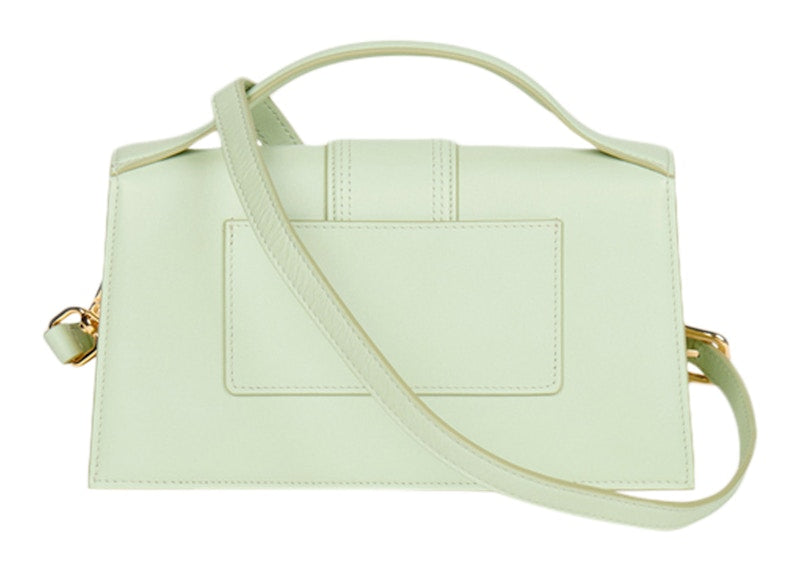 Jacquemus Le Grand Bambino Crossbody Flap Bag Light Green