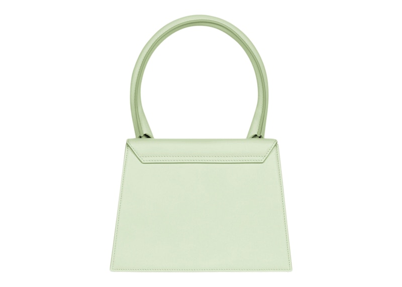 Jacquemus Le Grand Chiquito Large Signature Handbag Light Green