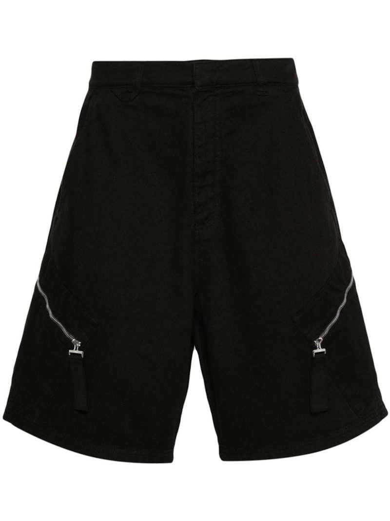 Jacquemus Le Short Canvas Cotton Shorts Black