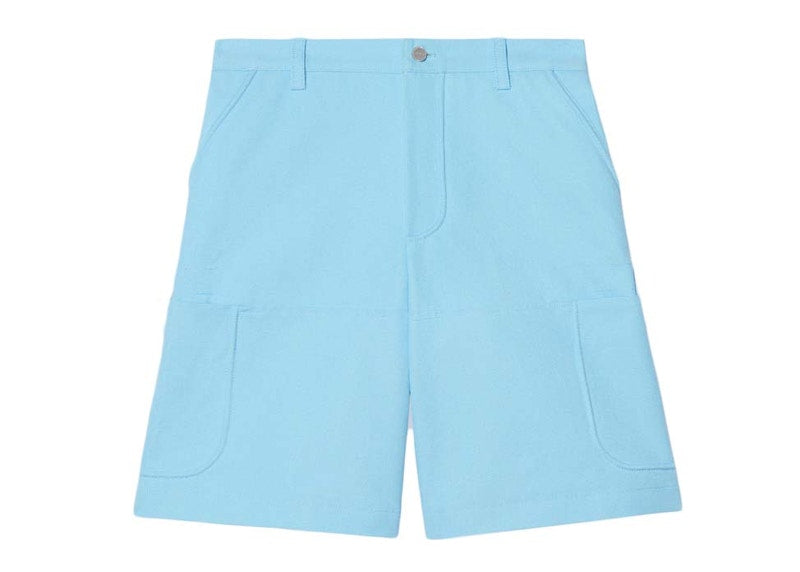 Jacquemus Le Short Giardino Workwear Bermuda Shorts Light Blue