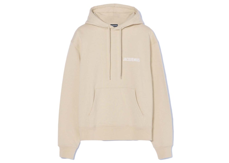 Jacquemus Le Sweatshirt Hooded Sweatshirt Beige