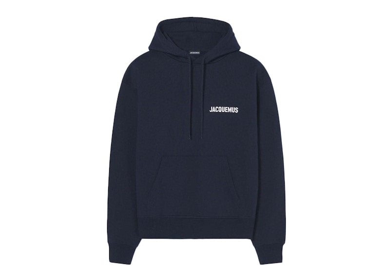 Jacquemus Le Sweatshirt Hooded Sweatshirt Navy