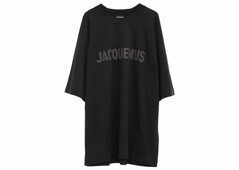 Jacquemus Le T-Shirt Typo Black