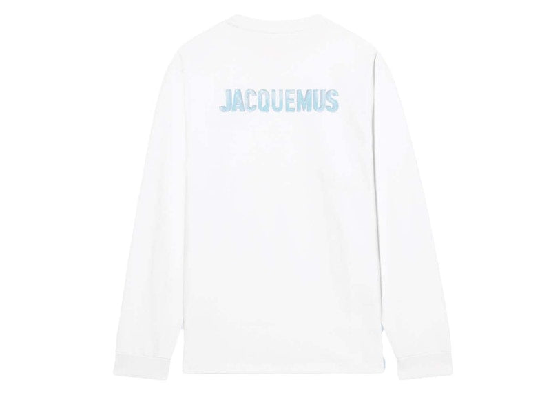 Jacquemus Le T-shirt Gelo Pool Logo L/S T-shirt Print Ice Jacquemus White