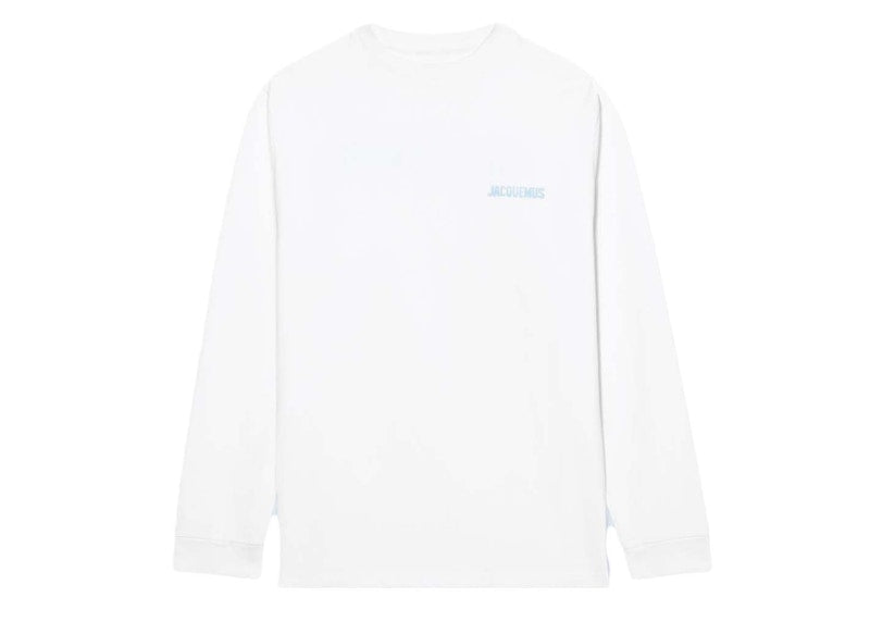 Jacquemus Le T-shirt Gelo Pool Logo L/S T-shirt Print Ice Jacquemus White