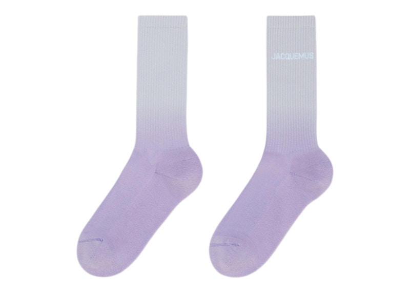 Jacquemus Les Chaussettes Moisson Gradient Socks Lilac
