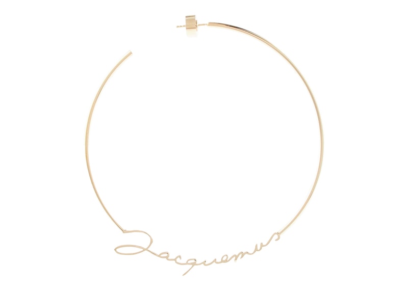 Jacquemus Les Creoles Jacquemus Hoop Earrings Gold