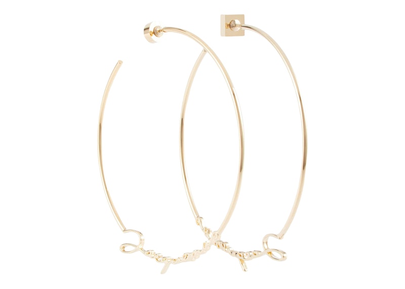 Jacquemus Les Creoles Jacquemus Hoop Earrings Gold