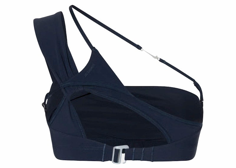 Jacquemus x Nike La Brassière Drapée Sports Bra Dark Obsidian