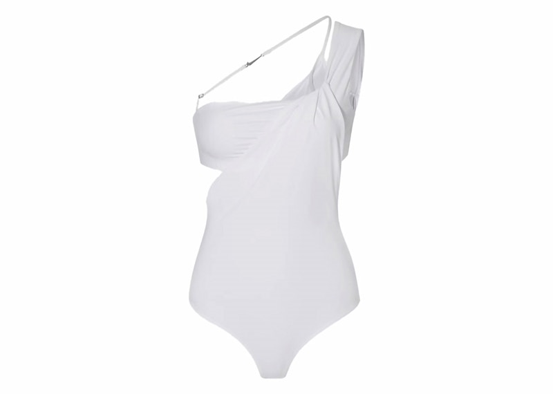 Jacquemus x Nike Le Body Drapé Dress White