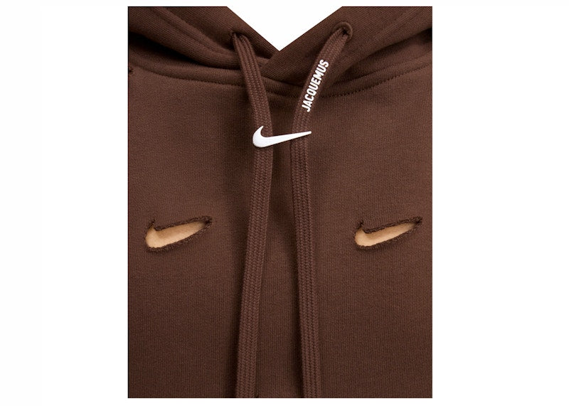 Jacquemus x Nike Le Swoosh Hoodie Brown